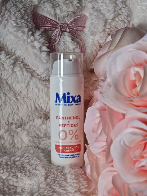 Mixa Krem do twarzy, Anti-Reaction, Panthenol + Peptides