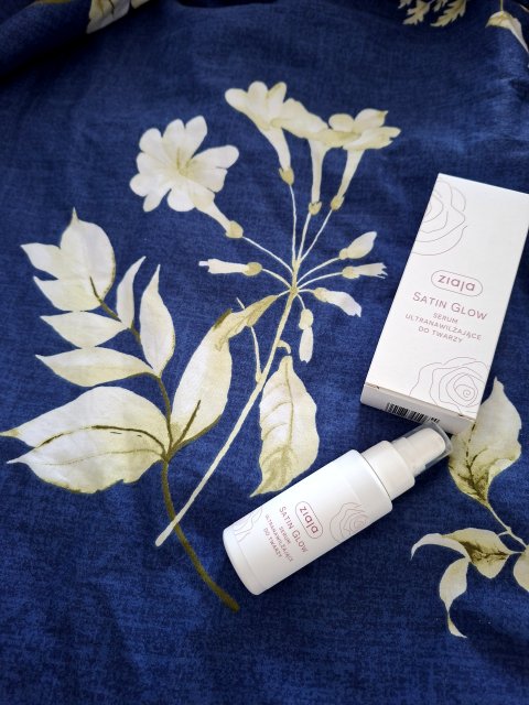 Testowanie Ziaja Satin Glow, Serum ultranawilżające do twarzy