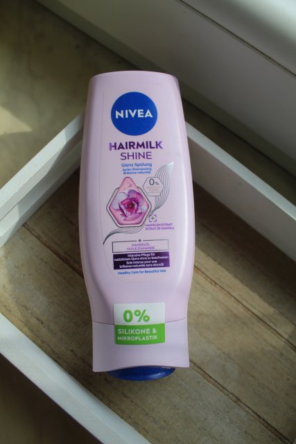 Nivea Hairmilk, Odżywka do włosów, Shine, Z ekstraktem z magnolii i olejem migdałowym