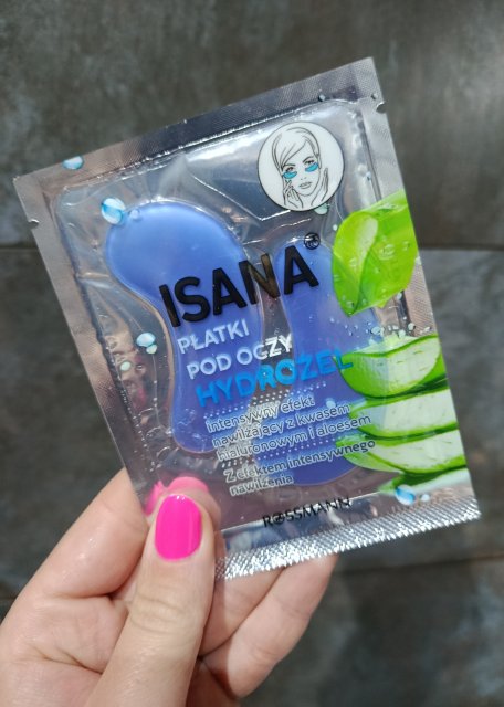 Isana Płatki pod oczy, Hydrożelowe, Kwas Hialuronowy i Aloes