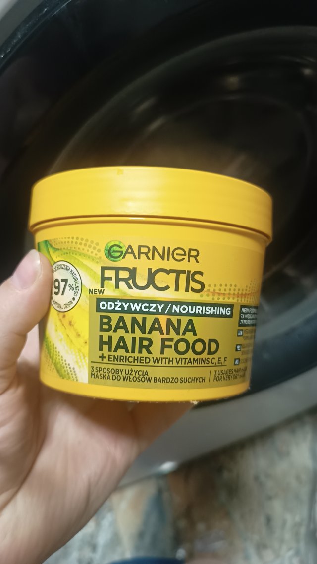 Garnier Fructis, Hair Food, Maska do włosów, Banan