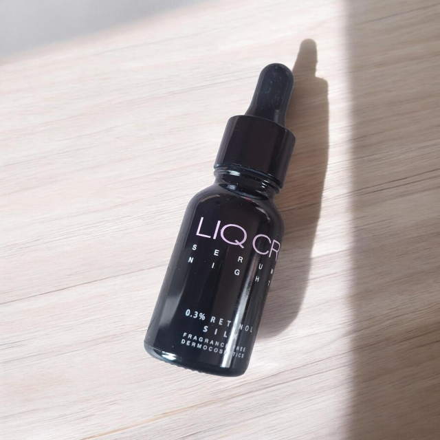 Liqpharm LIQ CR, Serum do twarzy na noc, 0.3% Retinol Silk
