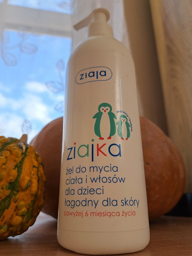 Ziaja Ziajka, Żel do mycia ciała i włosów dla dzieci łagodny dla skóry