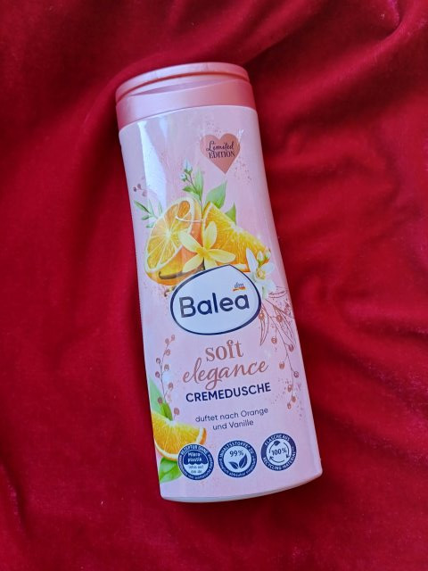 Balea Żel pod prysznic, Soft Elegance, Pomarańcza i Wanilia