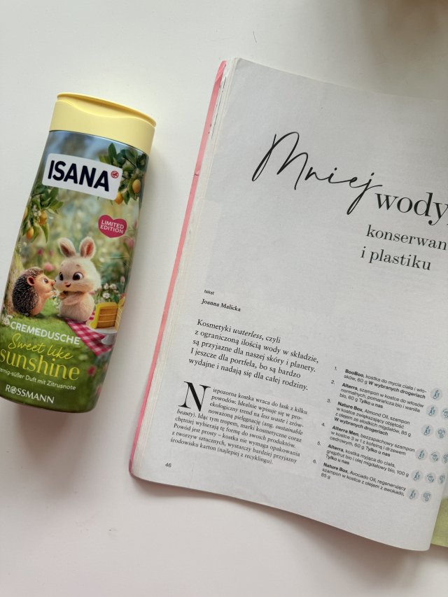 Isana Żel pod prysznic, Sweet Like Sunshine 