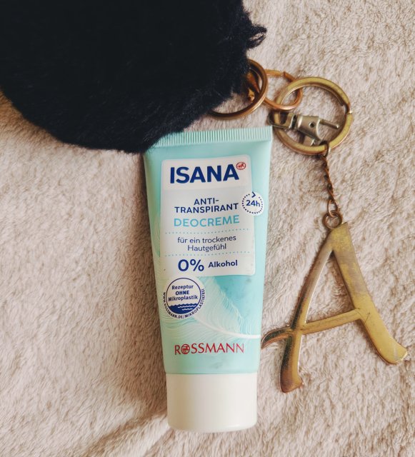 Isana Antyperspirant w kremie, Deocreme, 0% Alkohol, 24H
