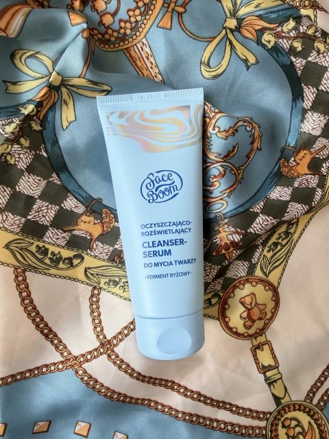 FaceBoom Cleanser-serum do mycia twarzy, Oczyszczająco-rozświetlający, Ferment ryżowy