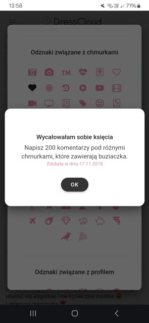 Odznaki DC lista