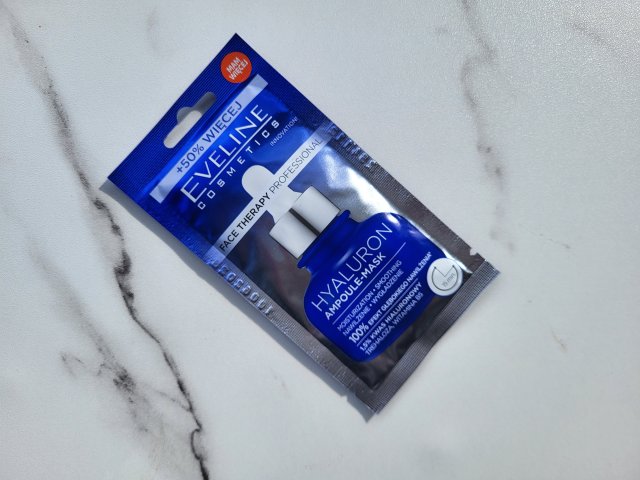 Eveline Face Therapy Professional, Maseczka do twarzy, Hyaluron Ampoule-Mask, Nawilżenie, wygładzenie