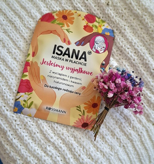 Isana Maska do twarzy w płacie, Jesteśmy Wyjątkowe 