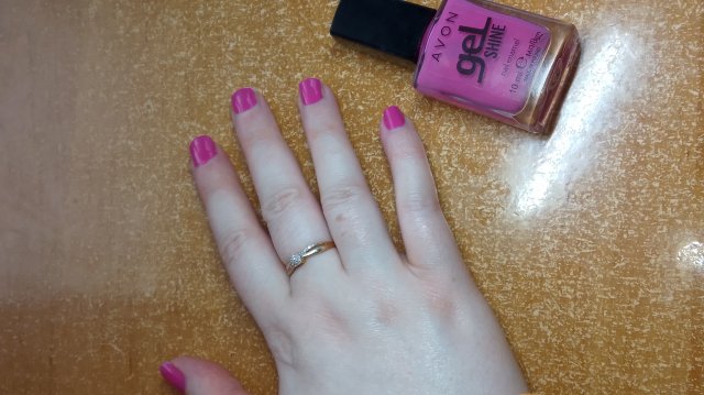 Avon Gel Shine, Lakier do paznokci, Pink Obsession
