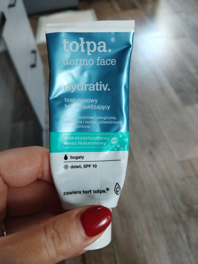 Tołpa Dermo Face, Hydrativ, Krem do twarzy, Hialuronowy, Nawilżający, SPF10, Na dzień