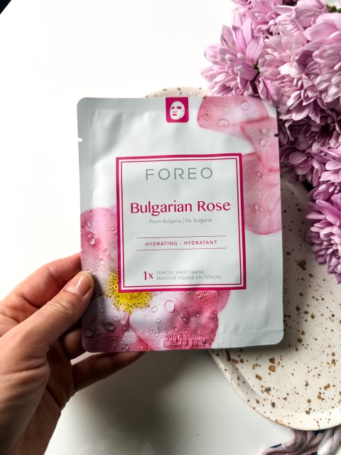 Foreo Maseczka do twarzy w płachcie, Bulgarian Rose, Hydrating