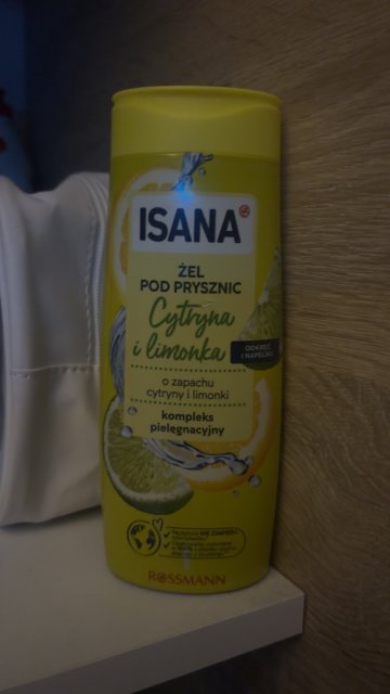 Isana Żel pod prysznic, Cytryna i limonka