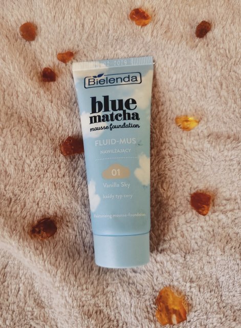 Bielenda Blue Matcha, Fluid-Mus, Nawilżający, Nr. 01 Vanilla Sky