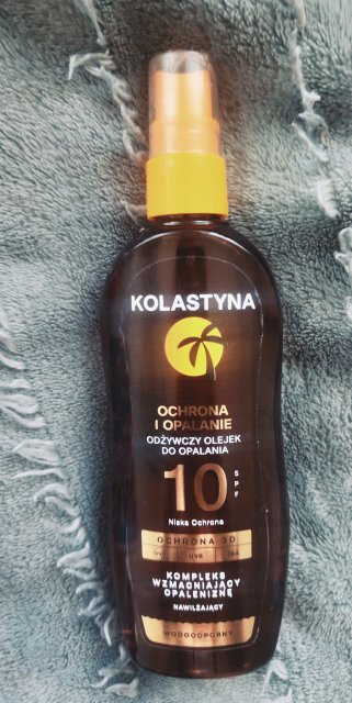 Kolastyna Olejek do opalania, Odżywczy, SPF 10
