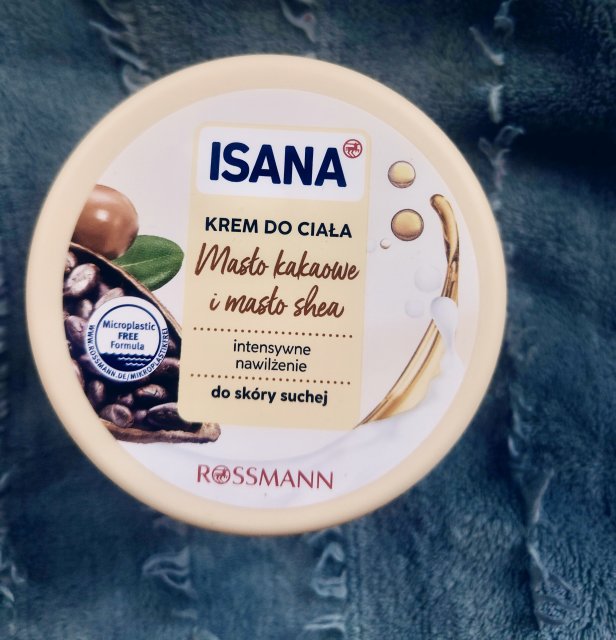 Isana Krem do ciała, Cocoa & Shea Butter, Skóra Sucha