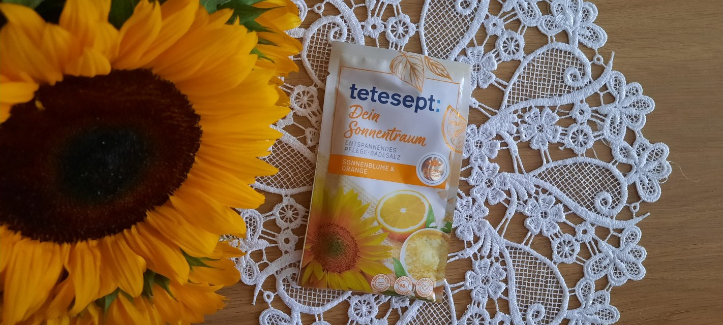 Tetesept Sól do kąpieli, Dein Sonnentraum, Słonecznik i pomarańcza