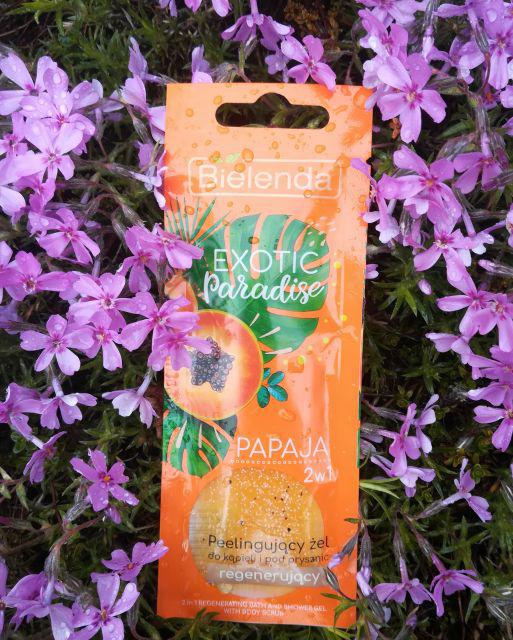 Bielenda Exotic Paradise, Peelingujący żel do kąpieli i pod prysznic, Papaja