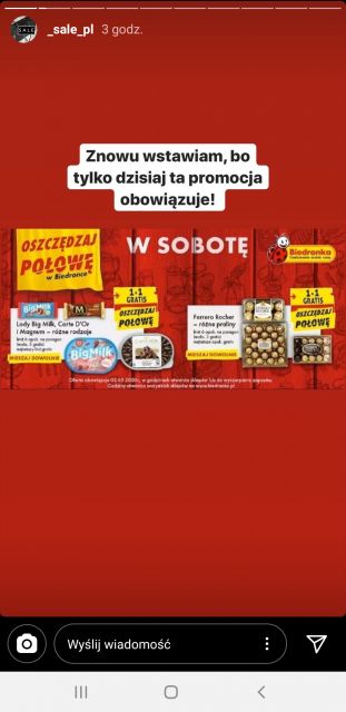 Co dzisiaj zjadłaś? 