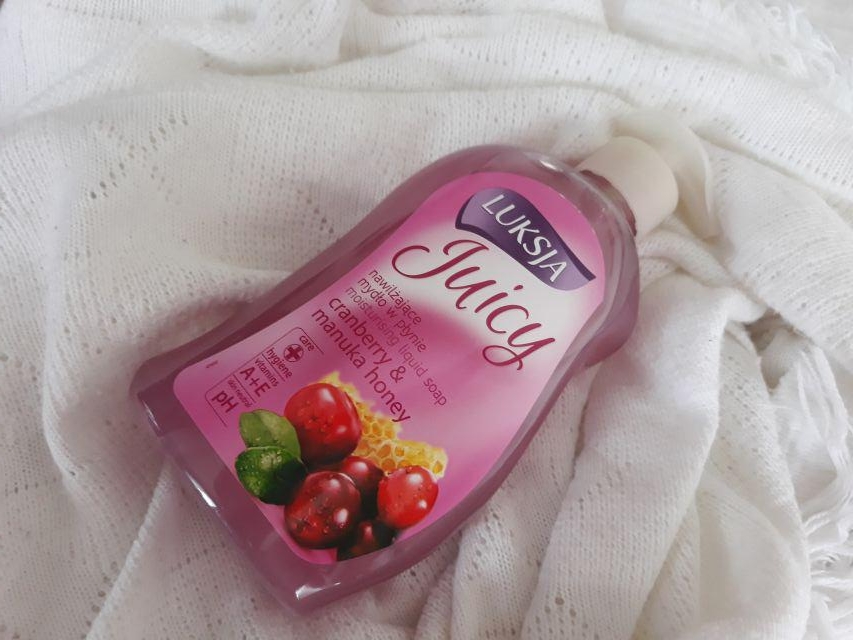 Luksja Juicy, Mydło w płynie, Cranberry & Manuka Honey