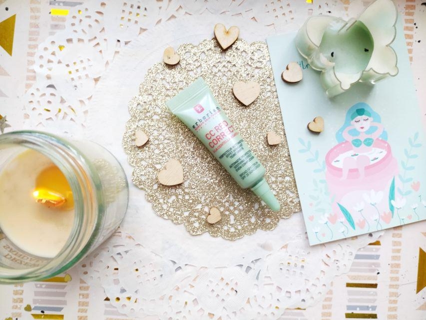 erborian krem cc do twarzy na zaczerwienienia red correct