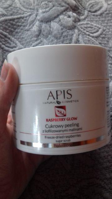 Apis Peeling do twarzy, Cukrowy, Z liofilizowanymi malinami, Raspberry Glow