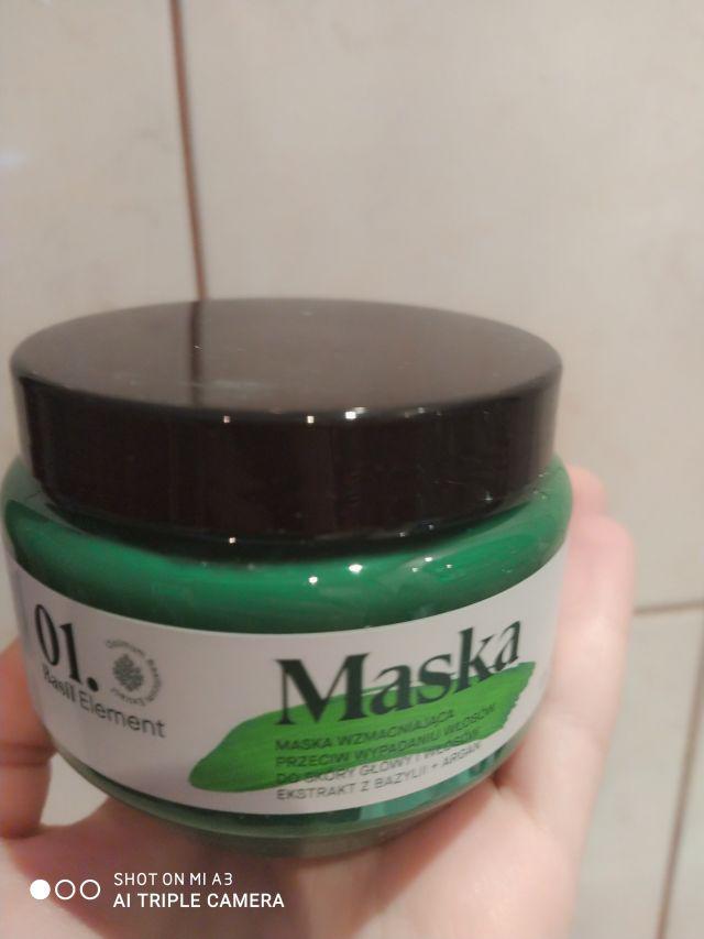 Vis Plantis Basil Element, Maska do włosów, Wzmacniająca przeciw wypadaniu włosów