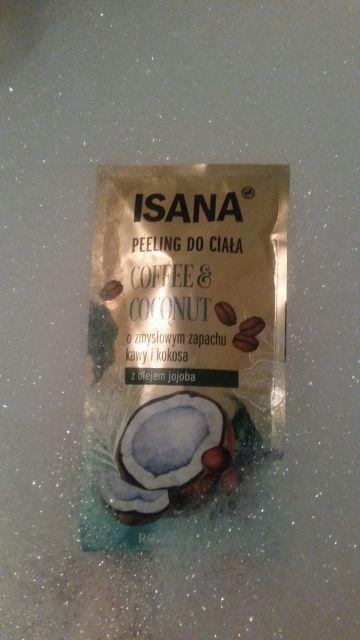 Isana Peeling do ciała, Coffee & Coconut, Z olejem jojoba