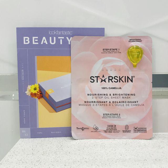 StarSkin Maska do twarzy w płacie, 100% Camellia Oil Mask Nourishing & Brightening