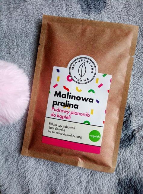 Marba Cosmetics Manufaktura Piękna, Pudrowy pianorób do kąpieli, Malinowa pralina