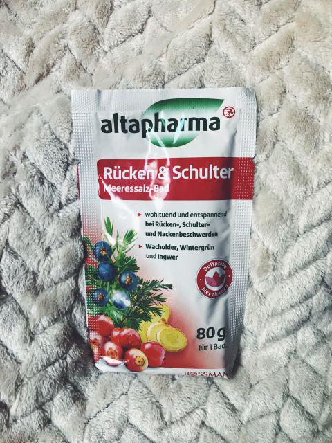 Sól do kąpieli Altapharma rozgrzewająca 