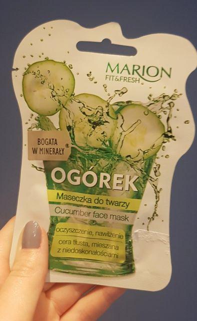 Marion Fit&Fresh, Maseczka do twarzy, Ogórek
