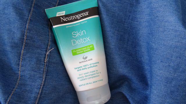 Neutrogena Skin Detox, Clarifying Clay Wash Mask, Maska do twarzy, Oczyszczająca, 2w1