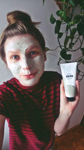 Swiss Pure Super Herb, Maseczka do twarzy, Glinka kaolinowa, Fresh Green