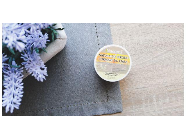 Nacomi Peeling do ciała, Naturalny, Cukrowy, Antycellulitowy, Ujędrniający 