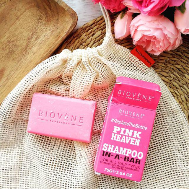 Szampon w kostce Pink Heaven Biovene Barcelona