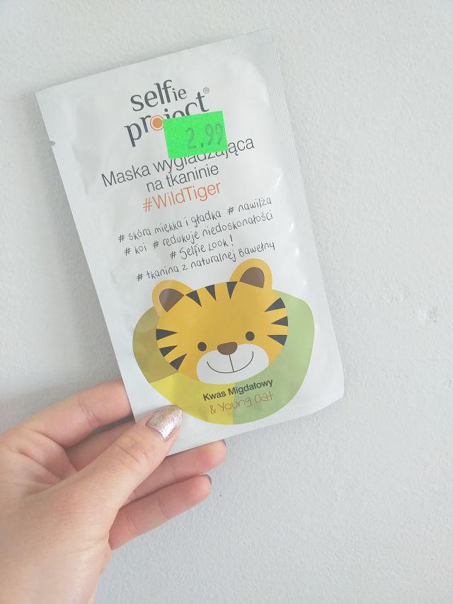 Selfie Project Maseczka na tkaninie wygładzająca #wildtiger