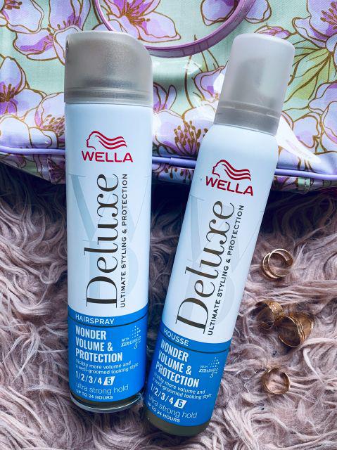 Wella Deluxe Wonder Volume & Protection, Lakier do włosów, Ultra mocny