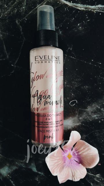 Eveline Glow and Go, Aqua Miracle, Mgiełka do twarzy, 4w1, Pink