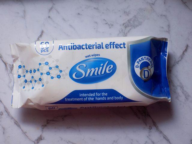 Biosphere Corporation Smile, Chusteczki nawilżane do rąk, Antybakteryjne, Z  D-panthenolem