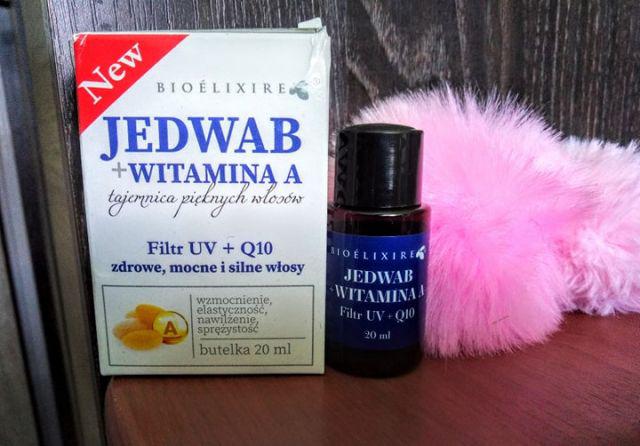 Bioélixire Serum do włosów, Jedwab + witamina A