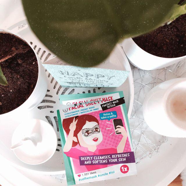 Mascot Europe Maska do twarzy w płacie, Facial Sheet Mask, Dzika Róża