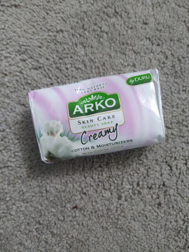 Arko Creamy, Mydło w kostce, Cotton & Moisturizers