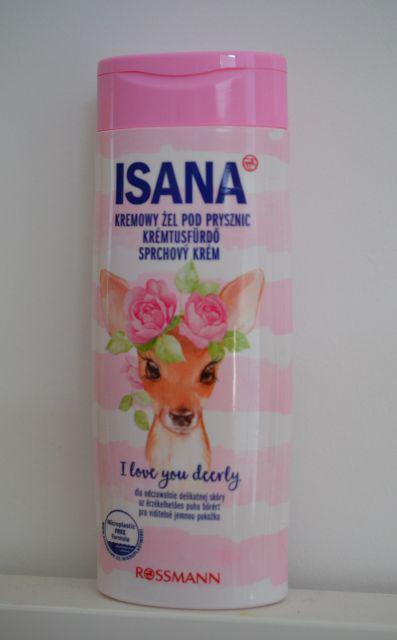 Isana Kremowy żel pod prysznic dla odczuwanie delikatnej skóry, I love you deerly 