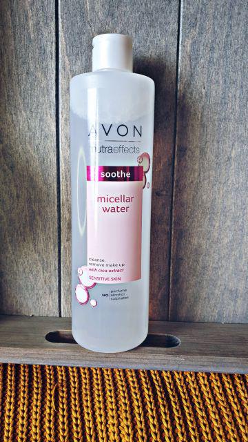 Avon Nutra Effect, Soothe, Płyn micelarny do twarzy, Skóra wrażliwa, Ekstrakt z rośliny cica