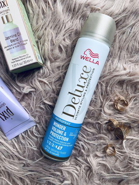 Wella Deluxe Wonder Volume & Protection, Lakier do włosów, Ultra mocny