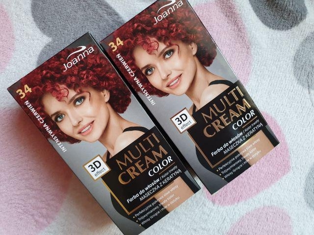 Joanna, Multi Cream Color, 34 Intensywna czerwień