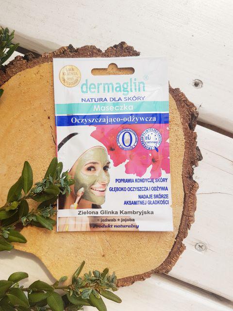 Dermaglin Maseczka do twarzy, Oczyszczająco - odżywcza, Zielona Glinka Kambryjska