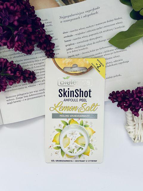 Bielenda Skin Shot, Ampoule Peel, Peeling gruboziarnisty, Lemon Salt
